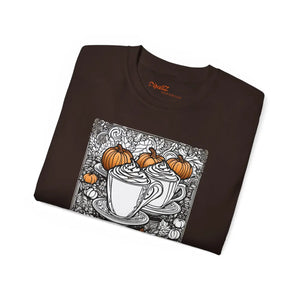Classic Pumpkin Spice Latte Cotton Tee - Dipaliz - T-shirts