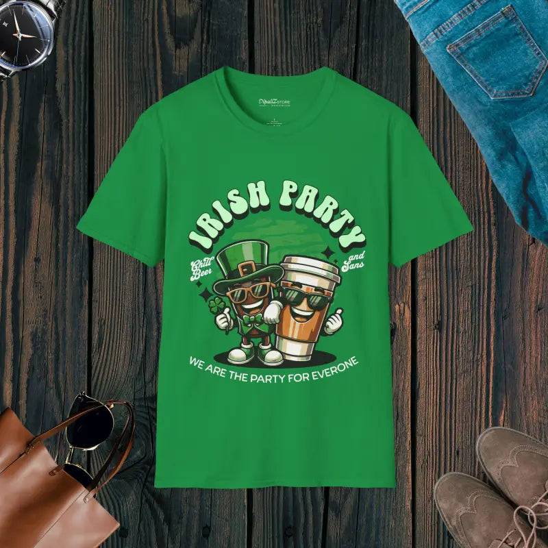 Unisex St. Patrick’s Day T-shirt - Soft Irish Party Style - Green / s T-shirt