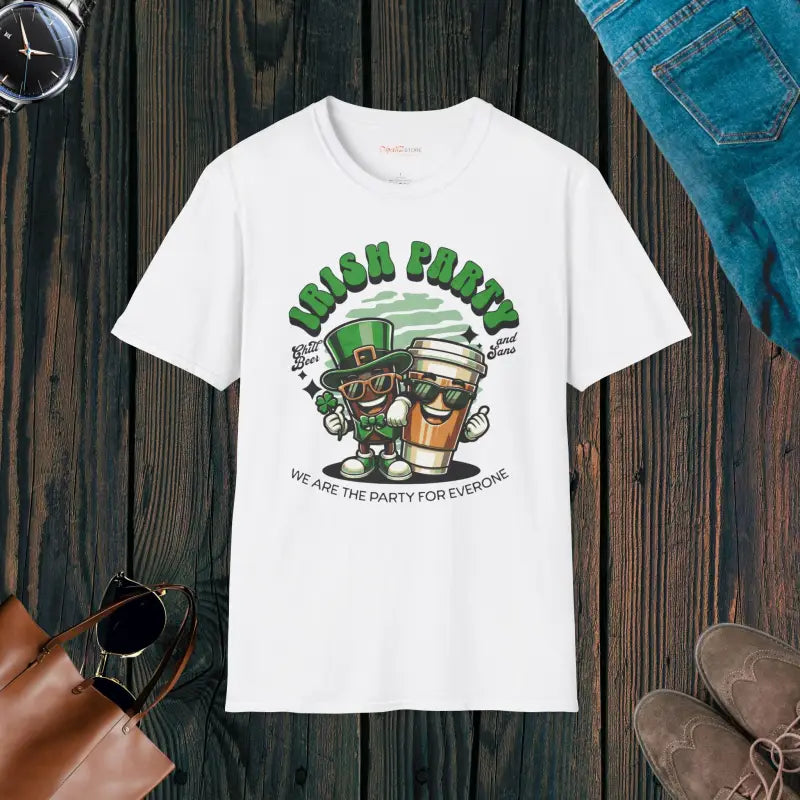 Unisex St. Patrick’s Day T-shirt - Soft Irish Party Style - White / s T-shirt