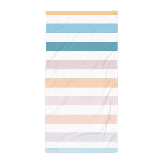 Pastel Stripes Towel Delight: Softness you Can’t Resist - Towels