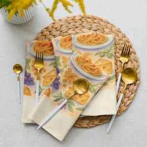Cloth Napkin Set Italian Clutter Core Style Dipaliz - Napkins