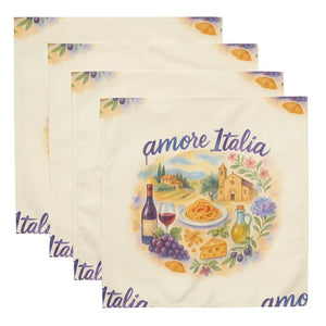 Cloth Napkin Set Italian Clutter Core Style Dipaliz - Napkins