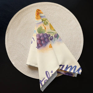 Vibrant Italian Clutter Core Cloth Napkin Set - Dipaliz - Napkins