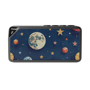 Jabba Bluetooth Speaker - Cosmic Sound Quality Starry Night Vibe - Dipaliz - 4.25’’ x 2.25’’ / Black - Speakers