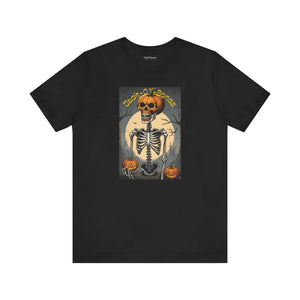 Jack o Bones Unisex Jersey Tee Halloween Cotton - Dipaliz - T-shirts