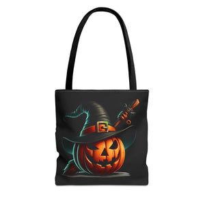 Spooky Jack o Lantern Tote - Halloween Aop Bag - Dipaliz - Bags