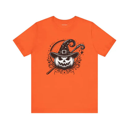 Steal the Show with our Jack O’ Lantern Jersey Short Sleeve Tee - T-shirt