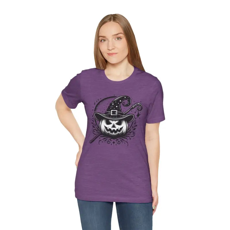 Steal the Show with our Jack O’ Lantern Jersey Short Sleeve Tee - T-shirt