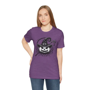 Jack o Lantern Jersey Short Sleeve Tee - Halloween Style - Dipaliz - T-shirts