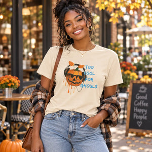 Dipaliz ghouls unisex jersey halloween tee cotton shirt - t-shirts