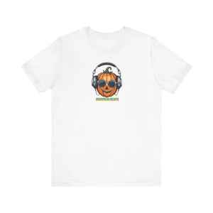 Soft Unisex Jersey Short Jack o Lantern Pumpkin Beats - Dipaliz - T-shirts