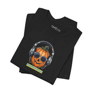 Soft Unisex Jersey Short Jack o Lantern Pumpkin Beats - Dipaliz - T-shirts