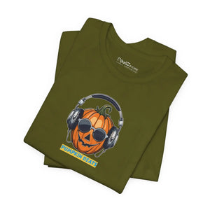 Soft Unisex Jersey Short Jack o Lantern Pumpkin Beats - Dipaliz - T-shirts