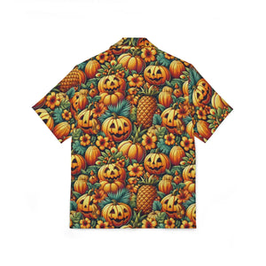 Jack Lantern Hawaiian Camp Shirt - Palm Leaves - Dipaliz - Shirts - Xs