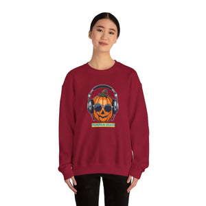Cozy Jack o Lantern Headphone Sweatshirt Halloween - Dipaliz - Sweatshirts