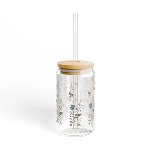Festive Jack o Lantern Tempered Sipper Glass - 16oz Clear - Dipaliz - Tumblers