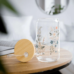 Festive Jack o Lantern Tempered Sipper Glass - 16oz Clear - Dipaliz - Tumblers