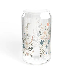 Jack o Lantern 16oz Clear Tempered Sipper Glass Halloween - Dipaliz - Without Lid or Straw / Tumblers