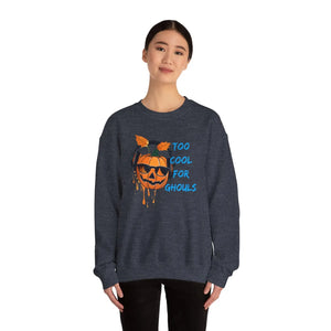 Spooky Jack o Lantern Heavy Blend Crewneck Sweatshirt - Dipaliz - Sweatshirts