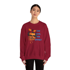 Spooky Jack o Lantern Heavy Blend Crewneck Sweatshirt - Dipaliz - Sweatshirts