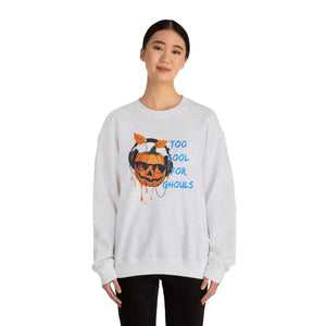 Spooky Jack o Lantern Heavy Blend Crewneck Sweatshirt - Dipaliz - Sweatshirts