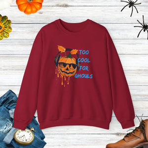 Spooky Jack o Lantern Heavy Blend Crewneck Sweatshirt - Dipaliz - Sweatshirts