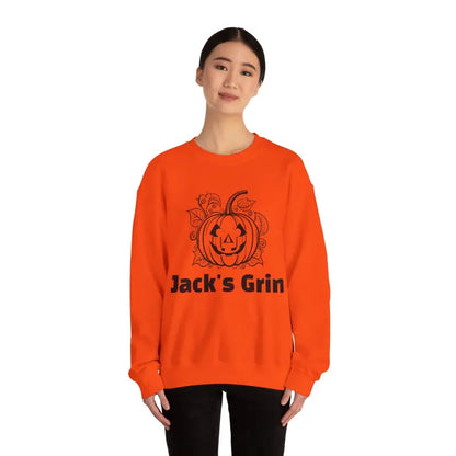 Jack’s Grin Unisex Heavy Blend Crewneck Cozy and - Sweatshirt