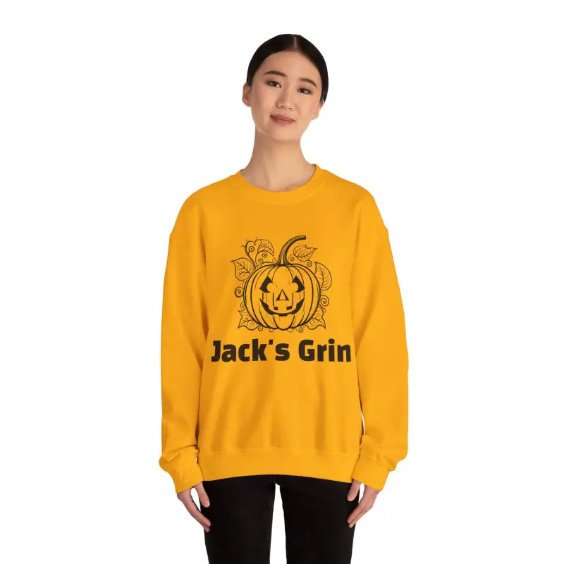 Jack’s Grin Unisex Heavy Blend Crewneck Cozy and - Sweatshirt