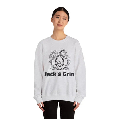 Jack’s Grin Unisex Heavy Blend Crewneck Cozy and - Sweatshirt