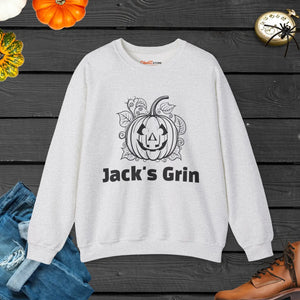 Cozy Jack’s Grin Heavy Blend Crewneck Sweatshirt - Dipaliz - Sweatshirts