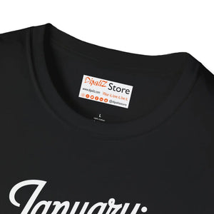 Soft January Resolutions Tee - Ring Spun Cotton - Dipaliz - T-shirts