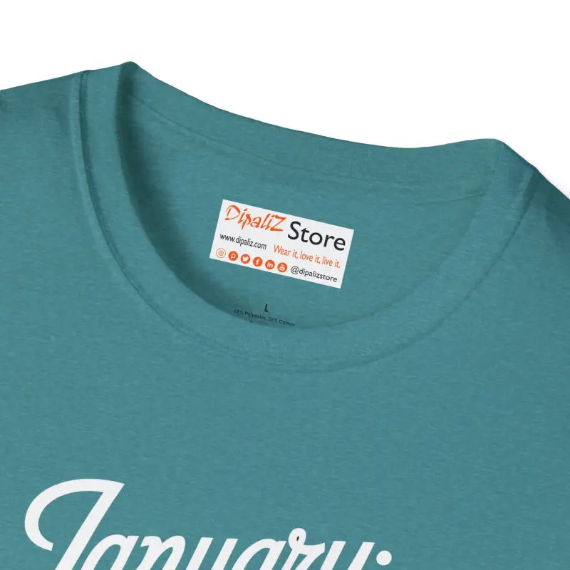 January Resolutions Unisex Softstyle T-shirt in Ring-spun Cotton - T-shirt