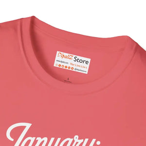 T-shirt - January Resolutions Unisex Softstyle Tee - Comfort Meets Style - Dipaliz