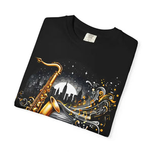 Unisex Garment-dyed T-shirt Musical Art Design - Dipaliz - T-shirts