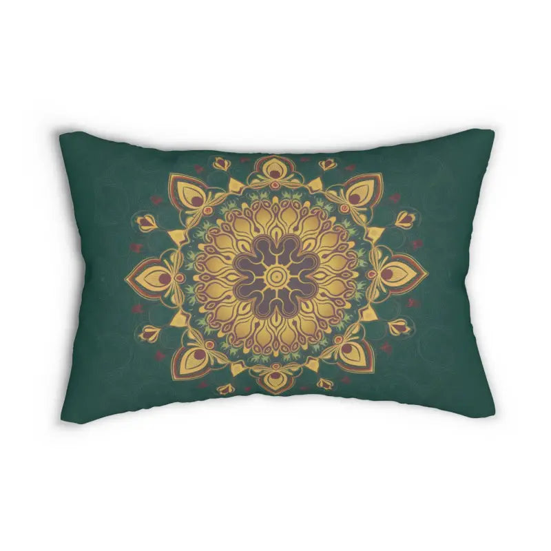 Revamp your Space with a Trendy Geometric Lumbar Pillow - 20’’ × 14’’ Home Decor