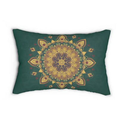 Revamp your Space with a Trendy Geometric Lumbar Pillow - 20’’ × 14’’ Home Decor