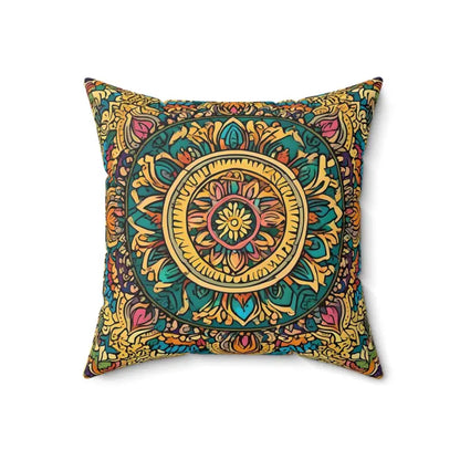 Elevate your Space with Vibrant Indian Pattern Pillow - 18’’ × Home Decor