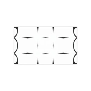 Black Lines Note Pads - Stylish Sticky Notes - Dipaliz - 10’’ x 6’’ / White