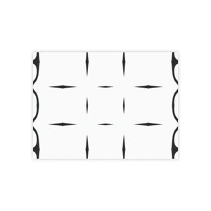 Black Lines Note Pads - Stylish Sticky Notes - Dipaliz - 4’’ x 3’’ / White