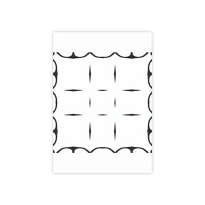 Black Lines Note Pads - Stylish Sticky Notes - Dipaliz - 4’’ x 6’’ / White