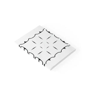 Black Lines Note Pads - Stylish Sticky Notes - Dipaliz