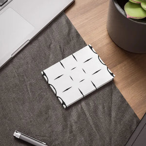 Black Lines Note Pads - Stylish Sticky Notes - Dipaliz