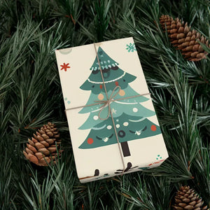 Reindeer Gift Wrap - Vibrant Christmas Design - Dipaliz - Wrapping Paper