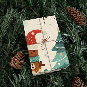 Reindeer Gift Wrap - Vibrant Christmas Design - Dipaliz - Wrapping Paper