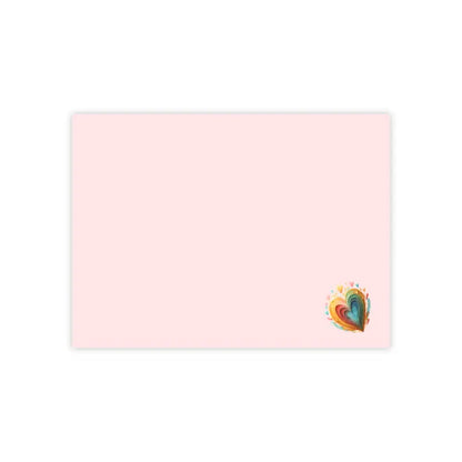 Transform your Ideas with Abstract Heart Post It® Notes! - 4’’ x 3’’ / White Paper Products