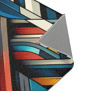 Area Rugs - Abstract Colorful Pattern Vibrant Design - Dipaliz