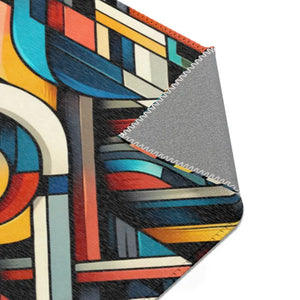 Area Rugs - Abstract Colorful Pattern Vibrant Design - Dipaliz