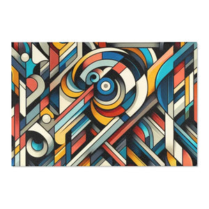 Area Rugs - Abstract Colorful Pattern Vibrant Design - Dipaliz - 72’’ × 48’’