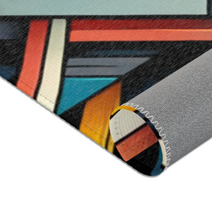 Area Rugs - Abstract Colorful Pattern Vibrant Design - Dipaliz