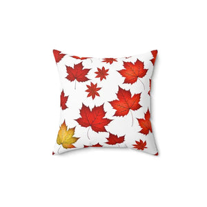 Autumn Leaves Pattern Throw Pillow Cozy Fall Decor Dipaliz - 14’’ × - Pillows